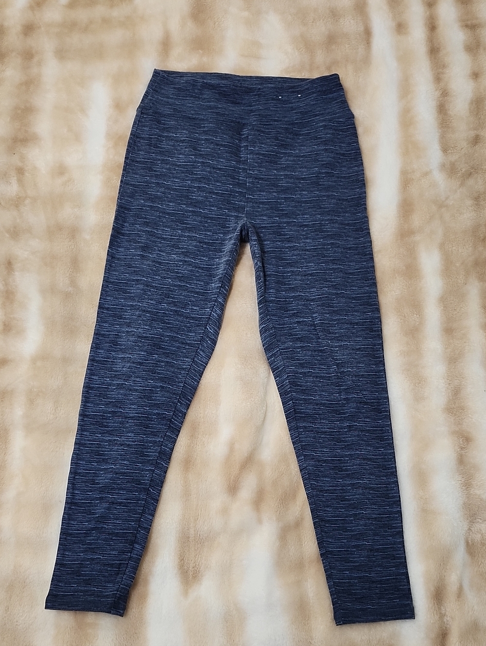 NWOT Navy Space-Dye Leggings M